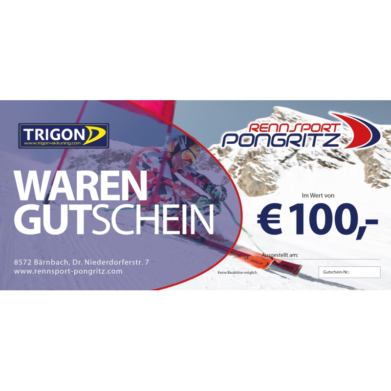 Warengutschein im Wert von 100€